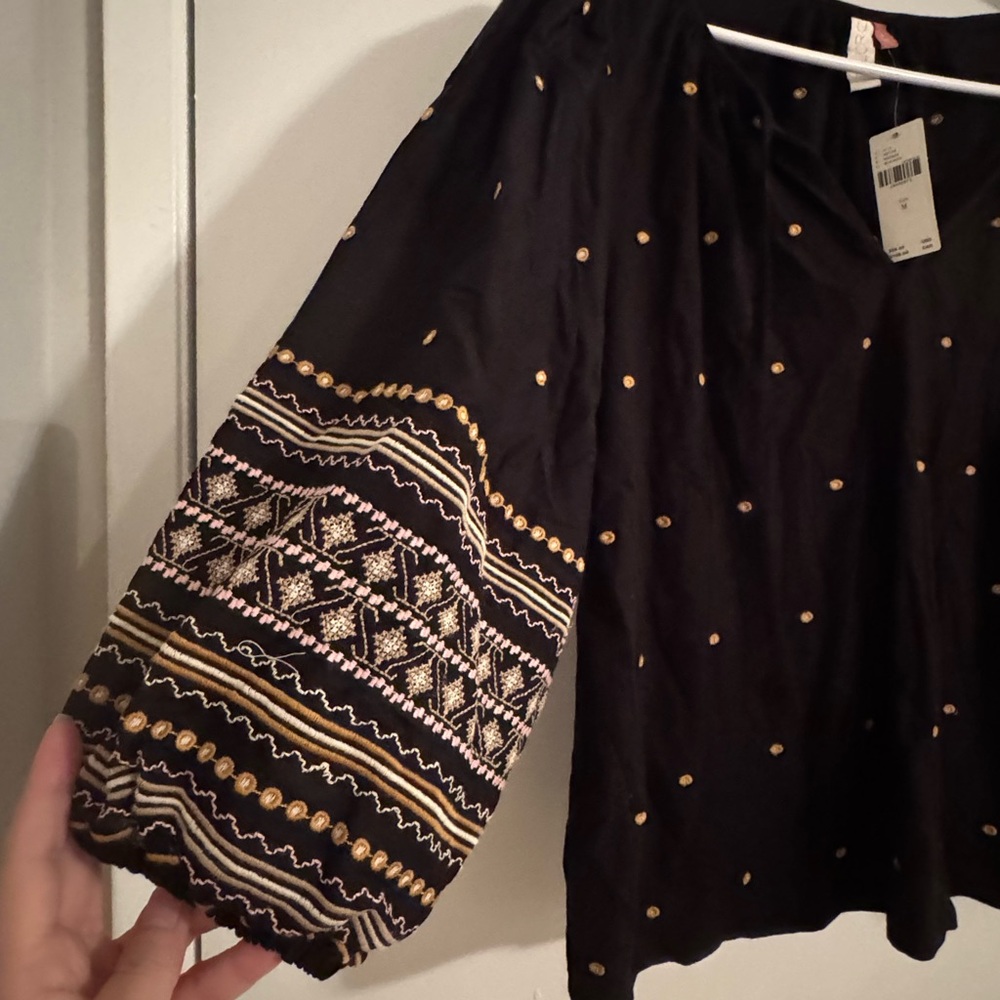 Anthropologie PILCRO Embroidered
Boho Blouse - Picture 7 of 7